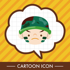 people theme soldier elements