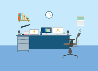 Obraz premium 플랫 일러스트 