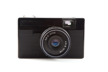 retro photo camera isolated on white background 3
