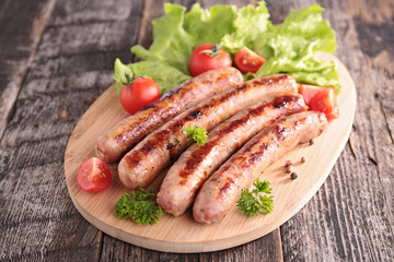 grilled sausage