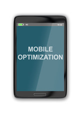 Mobile Optimization concept