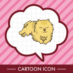 cat cartoon theme elements