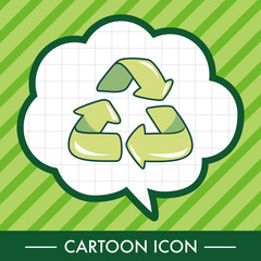 Environmental protection concept theme elements, Doing recycle t