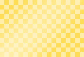 市松模様　金色