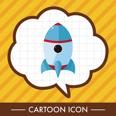 spaceship theme elements vector,eps