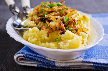 Homemade mashed potatoes