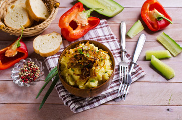 Homemade mashed potatoes