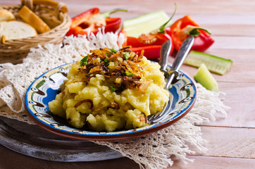 Homemade mashed potatoes