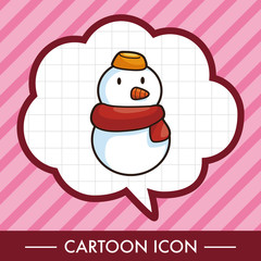 weather snowy theme elements