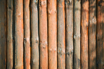 Wooden orange background