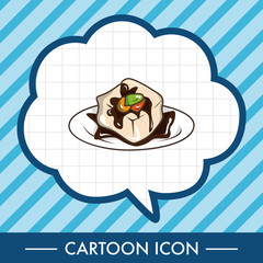 Japanese food theme elements