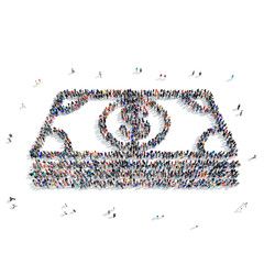 people  shape  bundle  money dollars