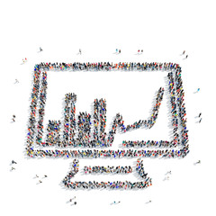  people  monitor schedule icon