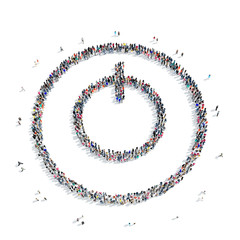 people  shape  sign off icon