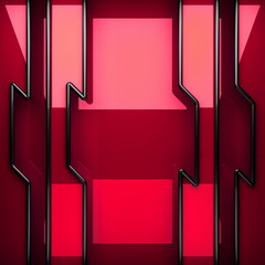 Naklejka premium red metal plate with some reflection