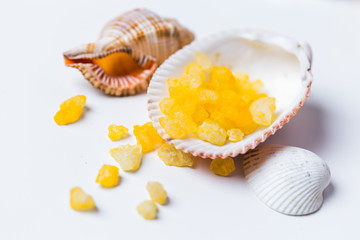 Spa cosmetic bottles