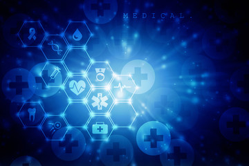 Abstract medical background