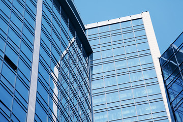 modern business center in city downtown