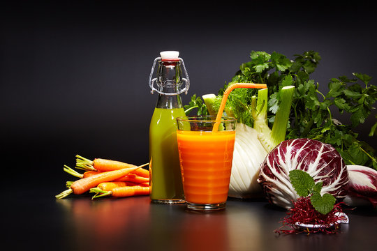 healthy vegetable juices for refreshment and as an antioxidant .