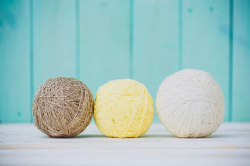 Fototapeta premium Knitting tools