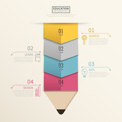 lovely education infographic design