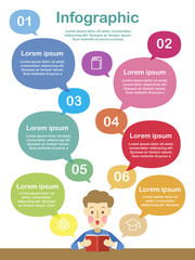 education infographic template design