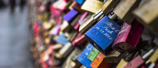 Liebesschlösser in Köln