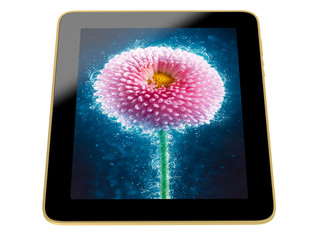 tablet - flower image 