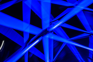 Abstract night speed motion photo effects.