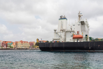 Tanker Leaving Curacao
