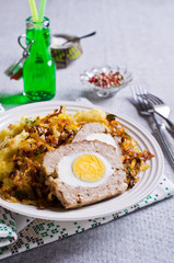 Meat Loaf with egg
