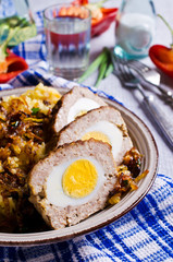 Meat Loaf with egg
