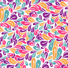 Fototapeta na wymiar Abstract colorful seamless pattern