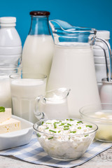 Various dairy products