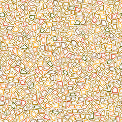 Abstract seamless pattern of various polygons.