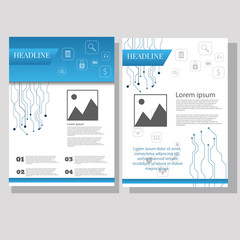 Vector design Brochure Flyer Poster in A4 size eps 10 Vector