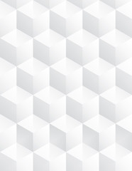 Vector cube gray background pattern