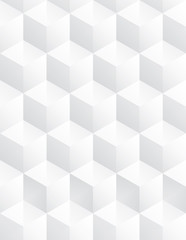 Vector cube gray background pattern