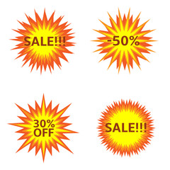 Sale Explosion icons