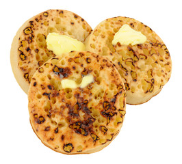 Crumpets With Melting Butter