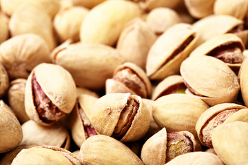 Heap of pistachios