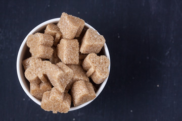 brown shaped sugar