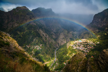 the rainbow above Nun's Valley