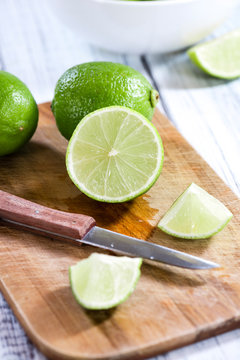 Limes (close-up shot)