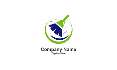 Tools Cleaning Broom Logo