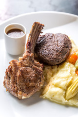 Grilled Lamb steak
