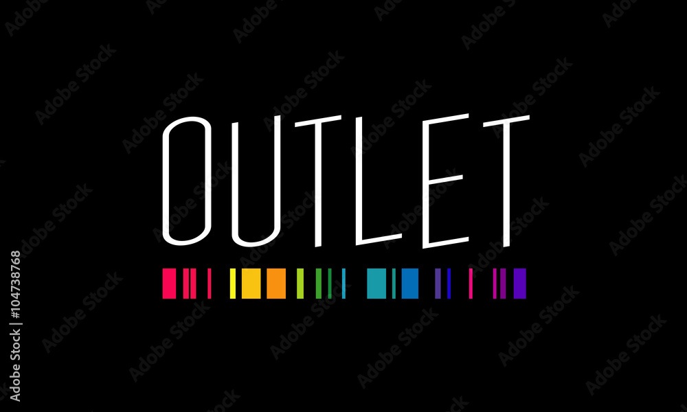 Wall mural Outlet