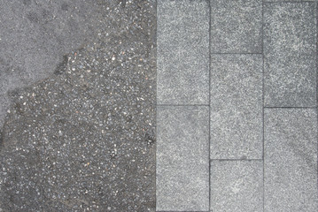 Experience the difference, cement floor texture for background.