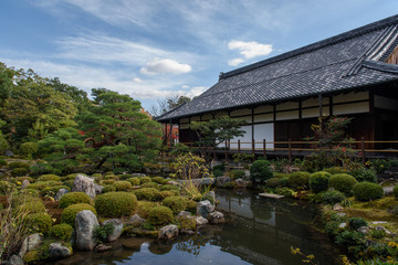 Fototapeta na wymiar 等持院　日本庭園