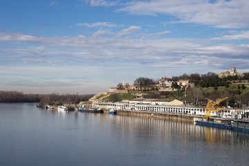 Fototapeta na wymiar Panorama of Belgrade,capitol of Serbia